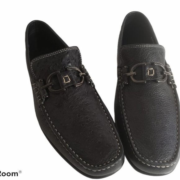 Donald J Pliner DACIO Horse-Bit Loafers Black -9.5 main image 6